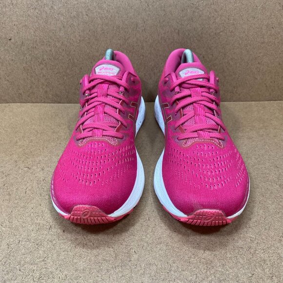 Asics Womens Gel-Kayano 28 Running Shoes Fuchsia Red US 10.5 Lightweight - Picture 2 of 8